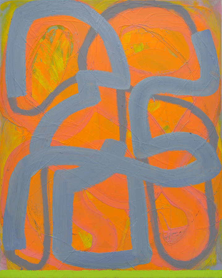 Equinox, 2015, oil and graphite on linen, 40 × 32 inches